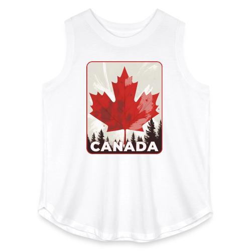 Echoes of Canada - Women's Curvy Relaxed Tank Top