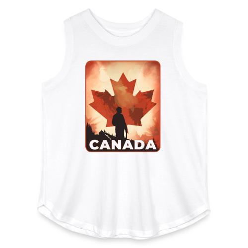 Canada Stands Tall - Women's Curvy Relaxed Tank Top
