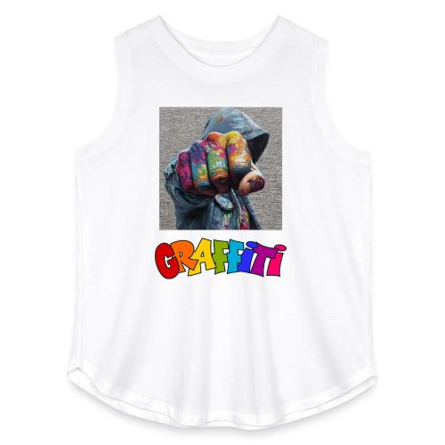 Graffiti: Urban Expression - Women's Curvy Relaxed Tank Top