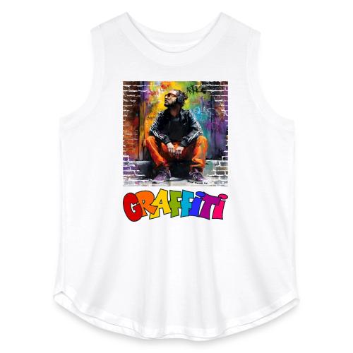 Graffiti: Urban Art - Women's Curvy Relaxed Tank Top