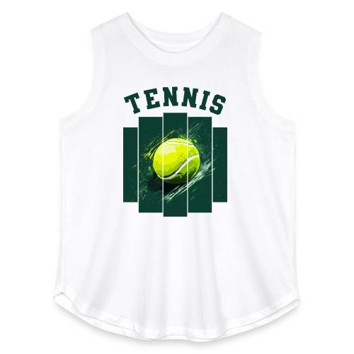 Tennis Motion - Women's Curvy Relaxed Tank Top