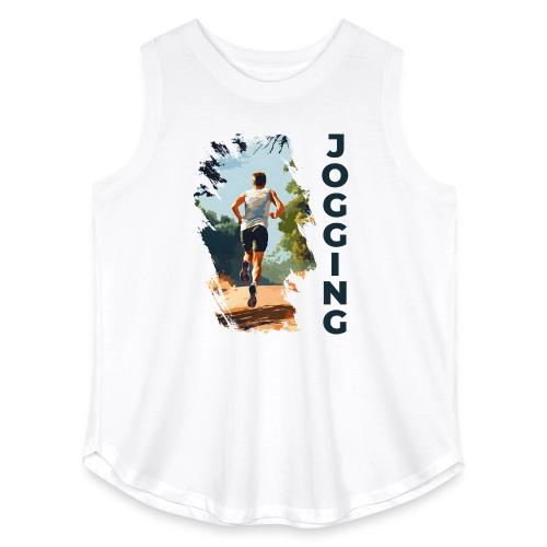 Jogging Vibes - Women's Curvy Relaxed Tank Top