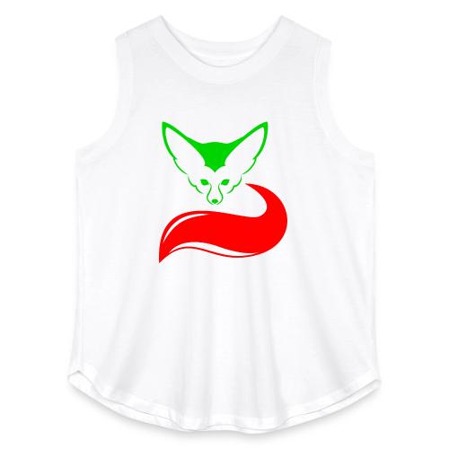 The Fennec, the Desert Fox of Algeria - Women's Curvy Relaxed Tank Top