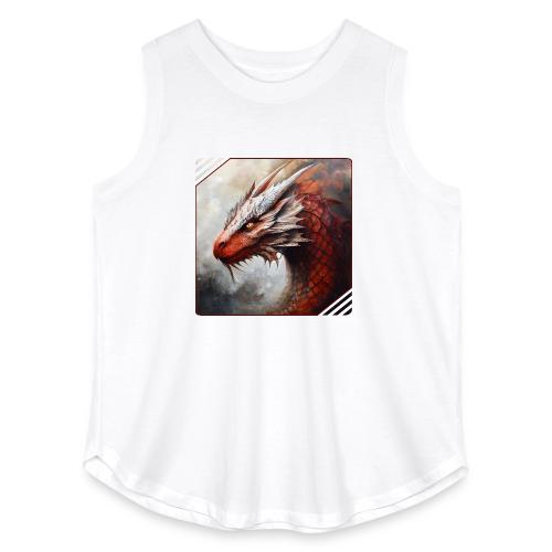 Mystic Dragon Realm - Women's Curvy Relaxed Tank Top