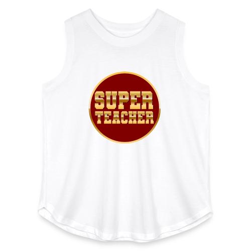 Super Teacher - Women's Curvy Relaxed Tank Top