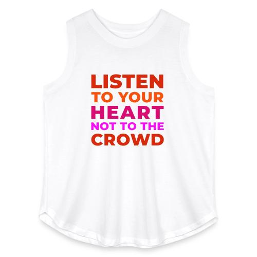 Heart Over Hype - Women's Curvy Relaxed Tank Top