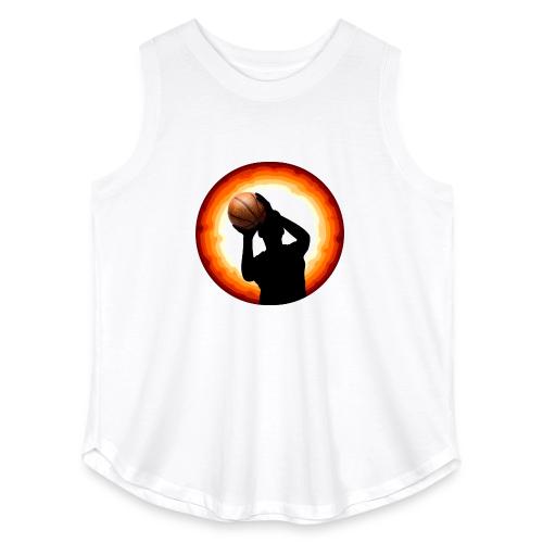 Basketball: The Art of the Shot - Women's Curvy Relaxed Tank Top