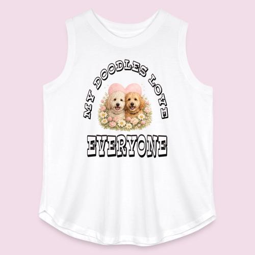 My Doodles Over Everyone - Women's Curvy Relaxed Tank Top