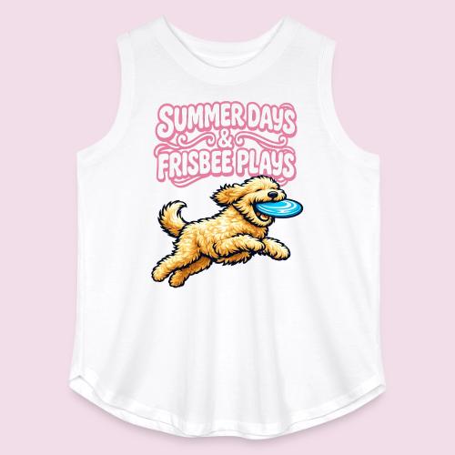 Summer Days & Frisbee Plays - Women's Curvy Relaxed Tank Top