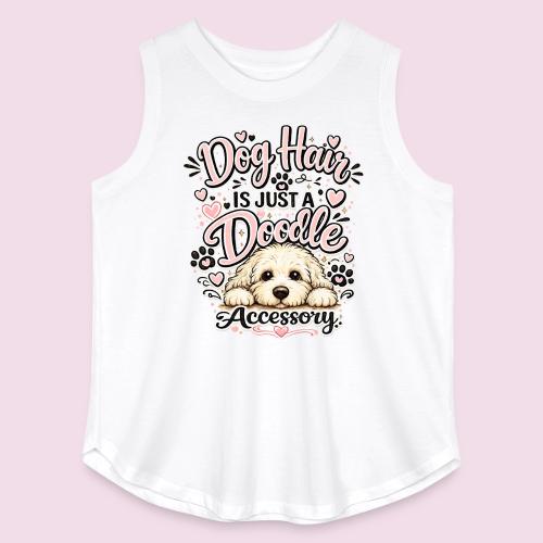 Dog Hair Is Just a Doodle Accessory - Women's Curvy Relaxed Tank Top