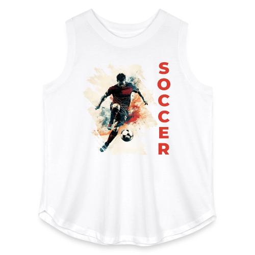 Soccer Blaze - Women's Curvy Relaxed Tank Top