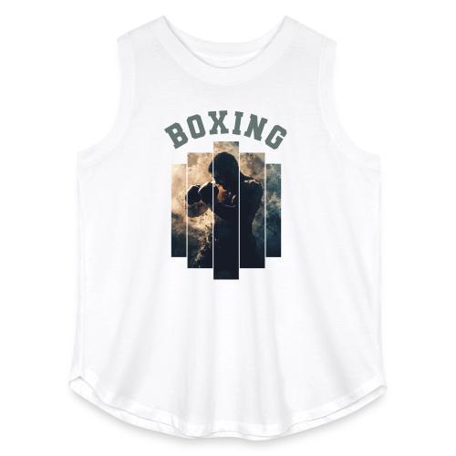 Boxing Spirit - Women's Curvy Relaxed Tank Top