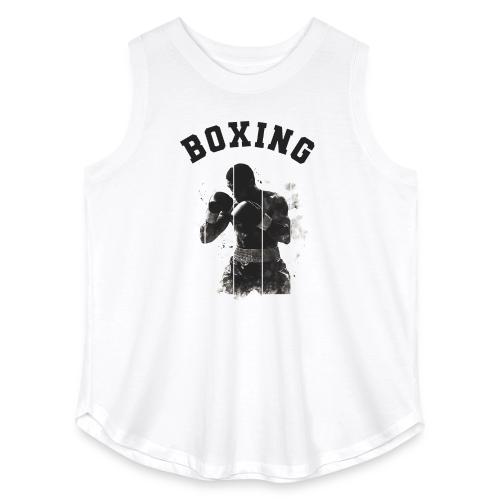 Born for Boxing - Women's Curvy Relaxed Tank Top