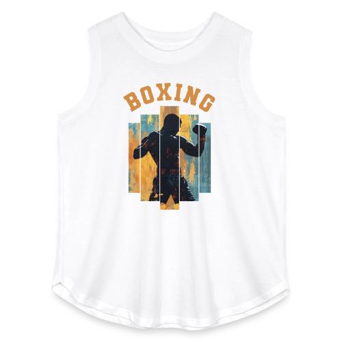 Boxing Is Life - Women's Curvy Relaxed Tank Top