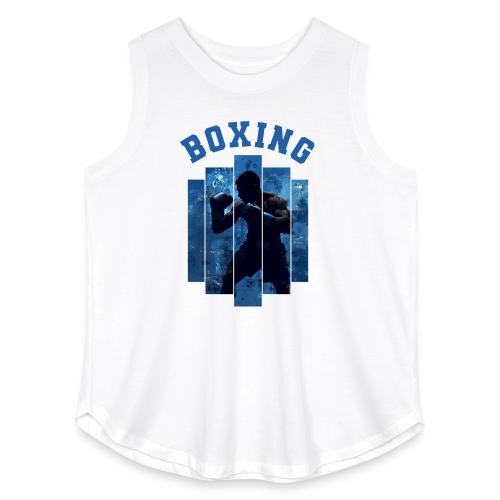 Boxing Never Stops - Women's Curvy Relaxed Tank Top