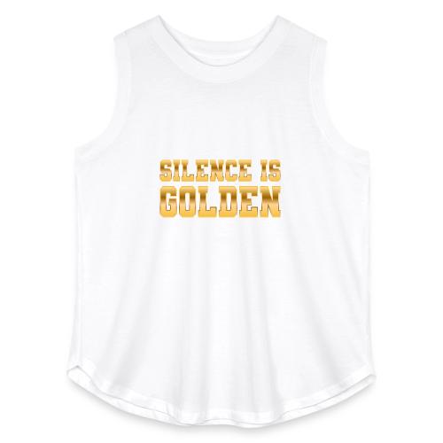 Silence is Golden - Women's Curvy Relaxed Tank Top