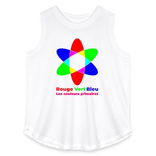 RGB Primary Colors - Women's Curvy Relaxed Tank Top