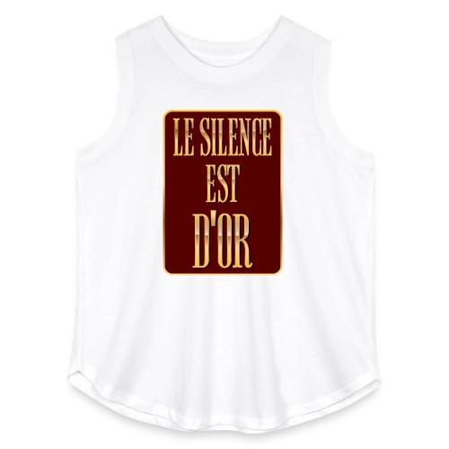 Silence is golden - Women's Curvy Relaxed Tank Top