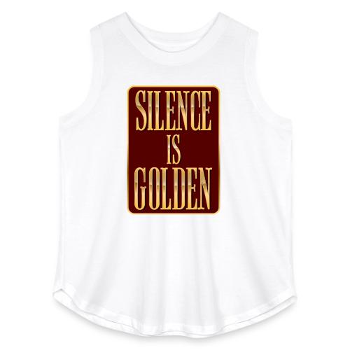 Silence Is Golden - Women's Curvy Relaxed Tank Top