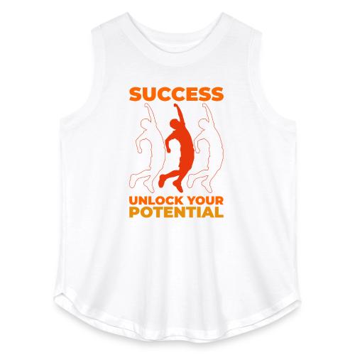 Unlock Success - Women's Curvy Relaxed Tank Top