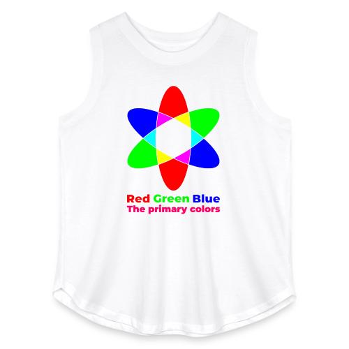 Primary colors: RGB Origins - Women's Curvy Relaxed Tank Top