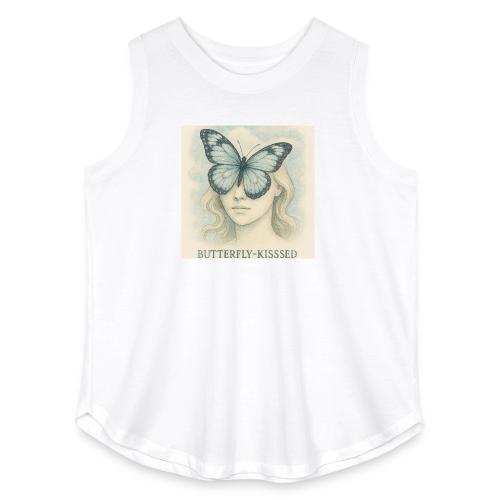 Butterfly kisses Hue - Women's Curvy Relaxed Tank Top