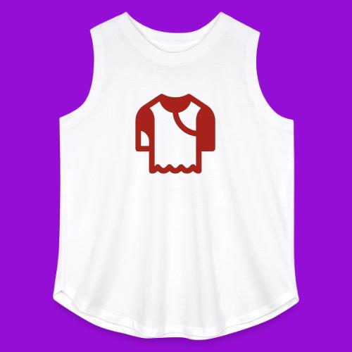 Logo outline - Women's Curvy Relaxed Tank Top