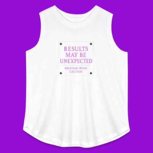 Results - Neon Purple - Women's Curvy Relaxed Tank Top