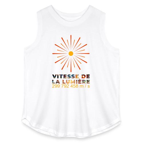 Speed of light - Women's Curvy Relaxed Tank Top