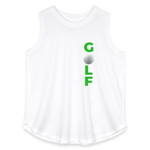 Golf: Classic Golf Motion - Women's Curvy Relaxed Tank Top