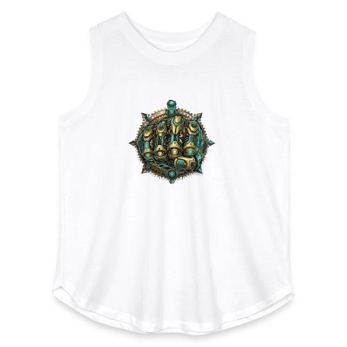 Cyberpunk Power Robot Hand - Women's Curvy Relaxed Tank Top