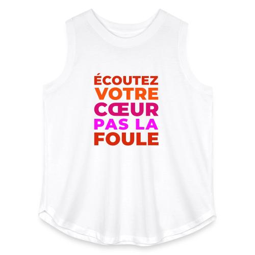 Heart first - Women's Curvy Relaxed Tank Top