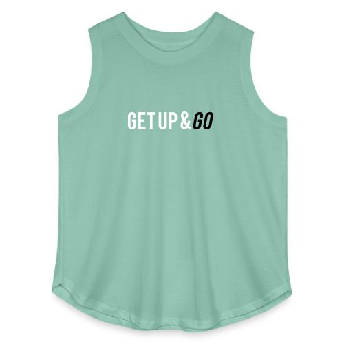 Get Up and Go - Women's Curvy Relaxed Tank Top
