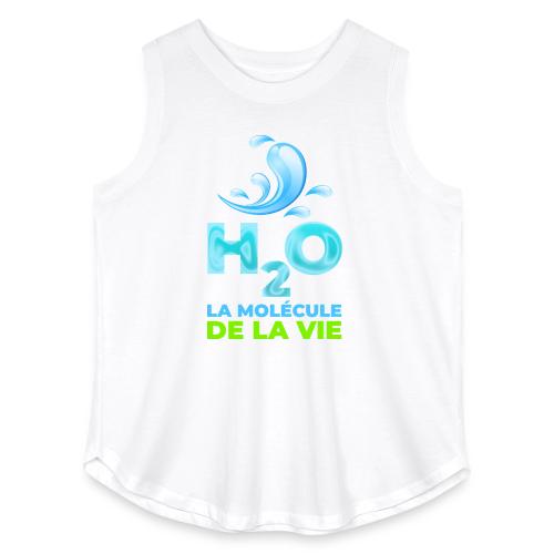 The molecule of life - Women's Curvy Relaxed Tank Top