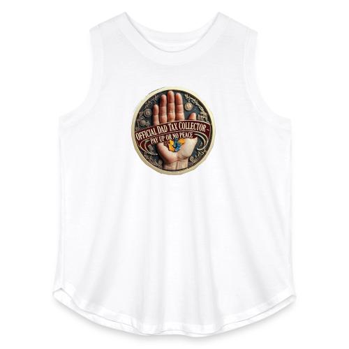 Dad Tax Collector Medallion T Shirt - Women's Curvy Relaxed Tank Top