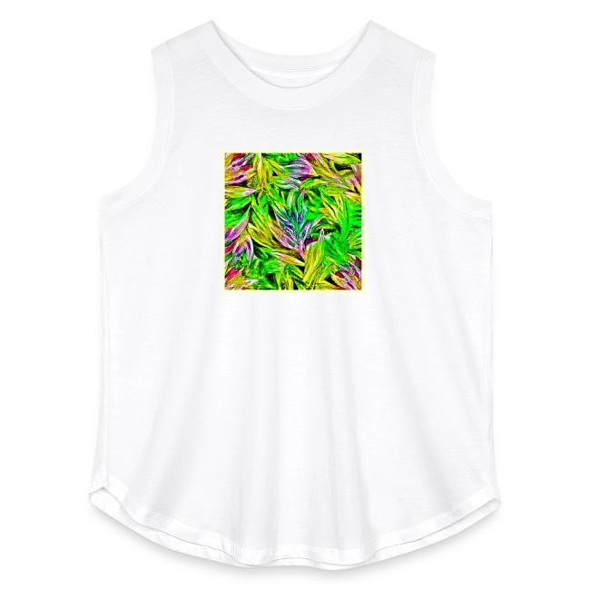 Vibrant Plant Strokes Design