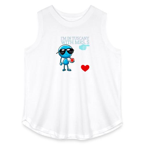 Smoon City_I'm in Tuscany with Mrs. S - Women's Curvy Relaxed Tank Top