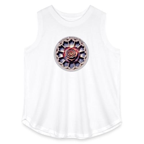 Easter Rose Resurrection T Shirt, Spring Gift - Women's Curvy Relaxed Tank Top
