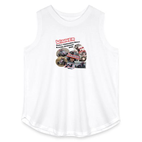 Luke Hall - Eldora Speedway FFN#1 Design 2 - Women's Curvy Relaxed Tank Top