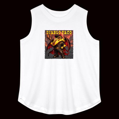 The Diablo Taco Spicy Demon Character - Women's Curvy Relaxed Tank Top