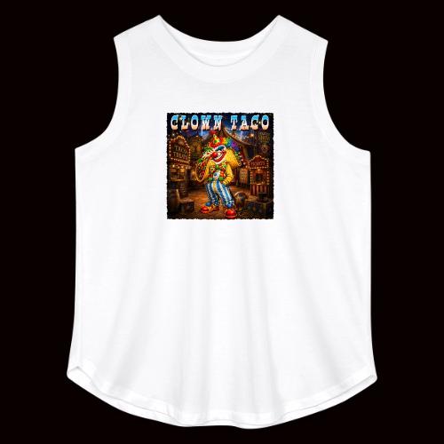The Clown Taco Circus Humor Character - Women's Curvy Relaxed Tank Top