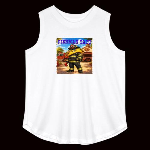 Fireman Taco - Women's Curvy Relaxed Tank Top