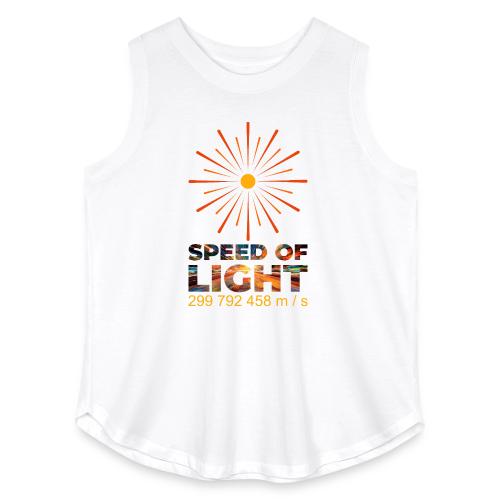 Speed of light - Women's Curvy Relaxed Tank Top