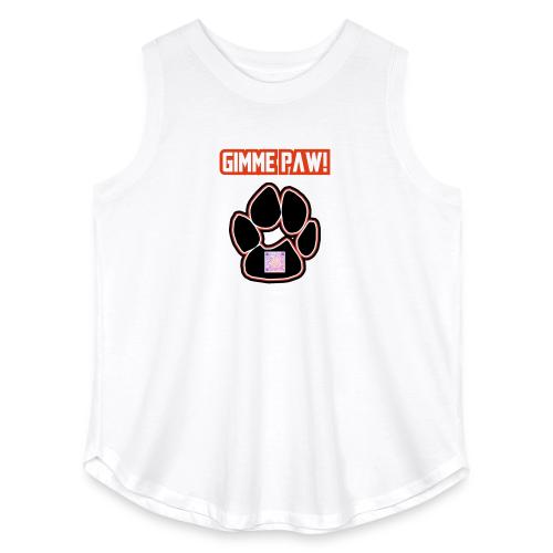 Jack-Jack’s Paw (Proceeds go to ASPCA!) - Women's Curvy Relaxed Tank Top