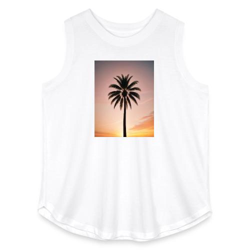 palm peace - Women's Curvy Relaxed Tank Top