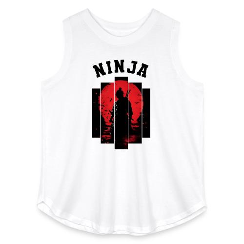 Ninja in the Shadows - Women's Curvy Relaxed Tank Top