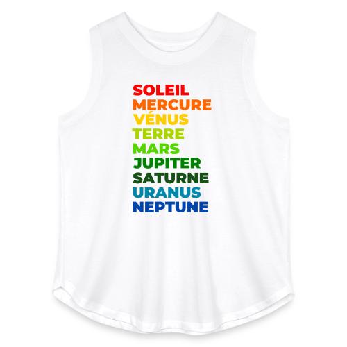 Solar System in Color - Women's Curvy Relaxed Tank Top
