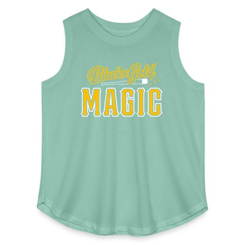 Black & Gold Magic - Women's Curvy Relaxed Tank Top