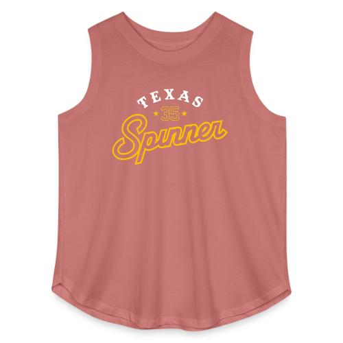 Texas Spinner - Women's Curvy Relaxed Tank Top