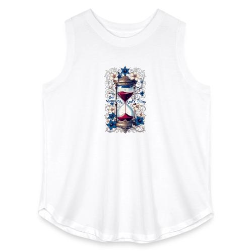Our Moments Defy Time Hourglass Gifts T-Shirt - Women's Curvy Relaxed Tank Top